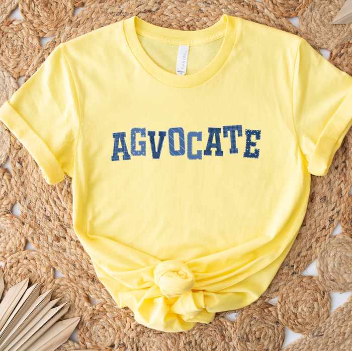 Patchwork Agvocate- Bella Canvas T-Shirt