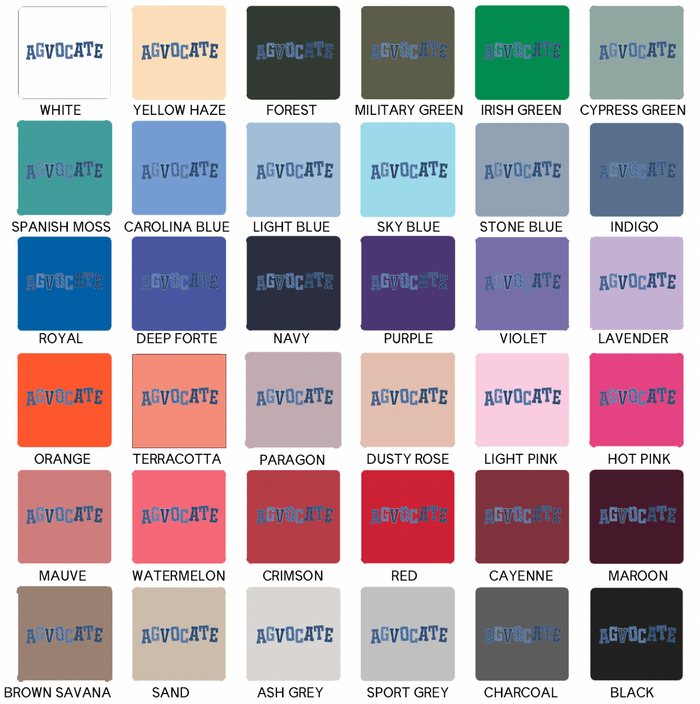 Patchwork Agvocate– Crewneck