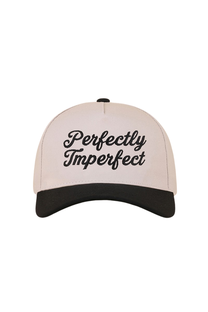 "Perfectly Imperfect" Ball Cap-Black-Cute-Trendy-Shop-Womens-Boutique-Clothing-Store