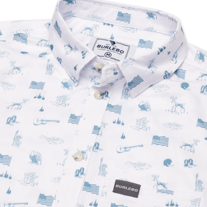 Performance Button Up - America the Great