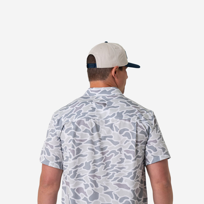 Performance Button Up - White Camo