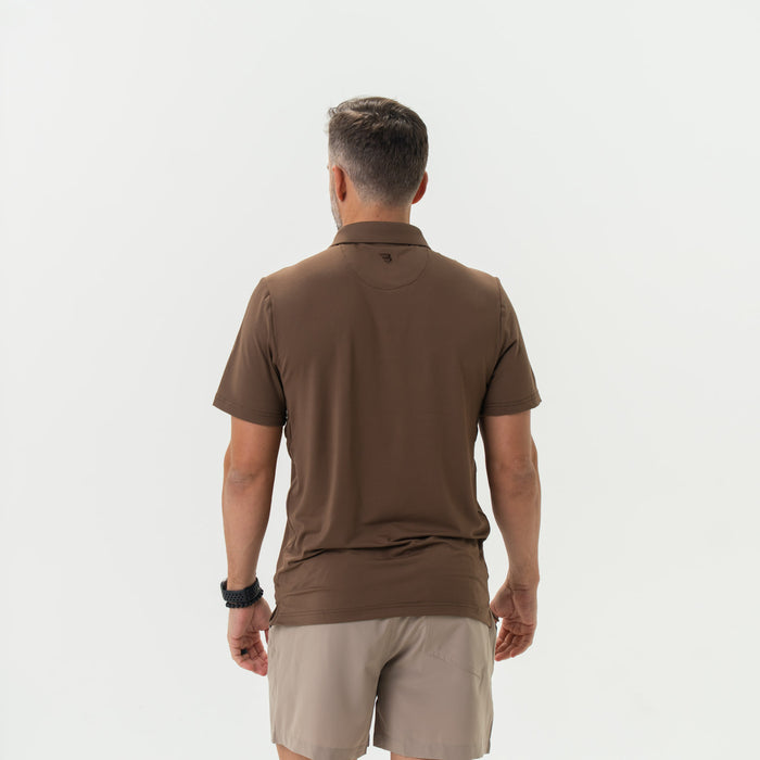 Performance Polo - Heather Brown