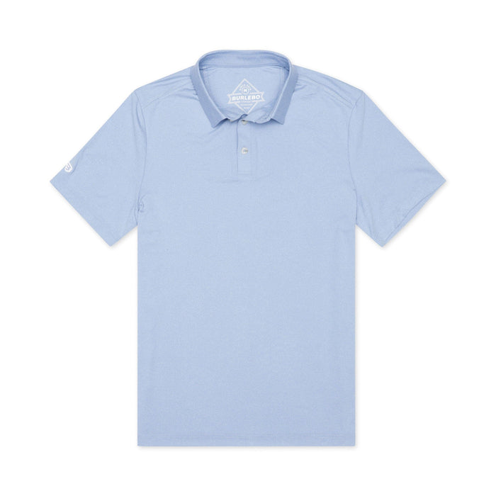 Performance Polo - Heather Sky Blue