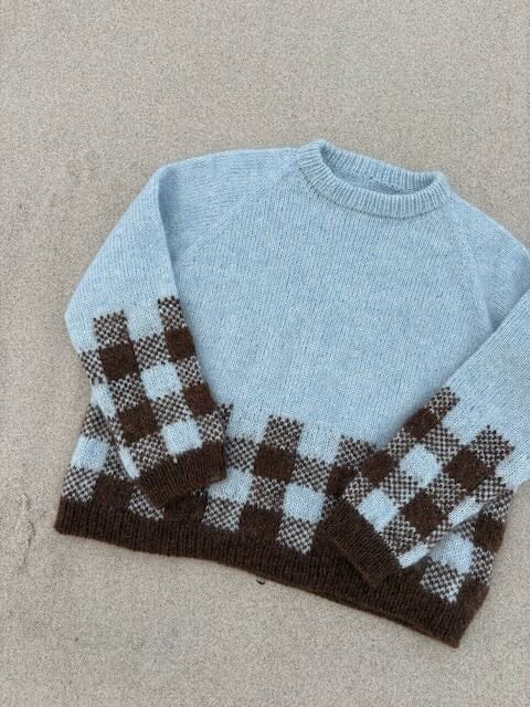 Picnic Sweater, No 20 + silk mohair knitting kit