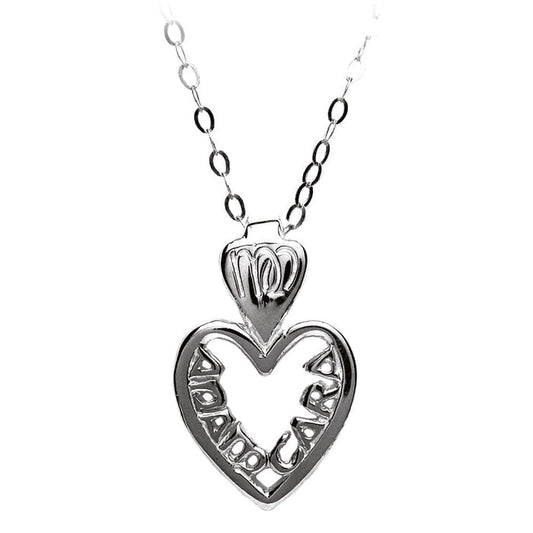 Pierced Mo Anam Cara Heart Pendant - Small