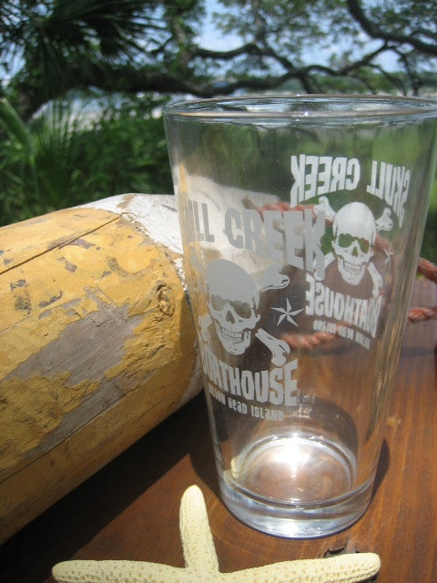 Pint Glass- SCB Logo- 16 oz.