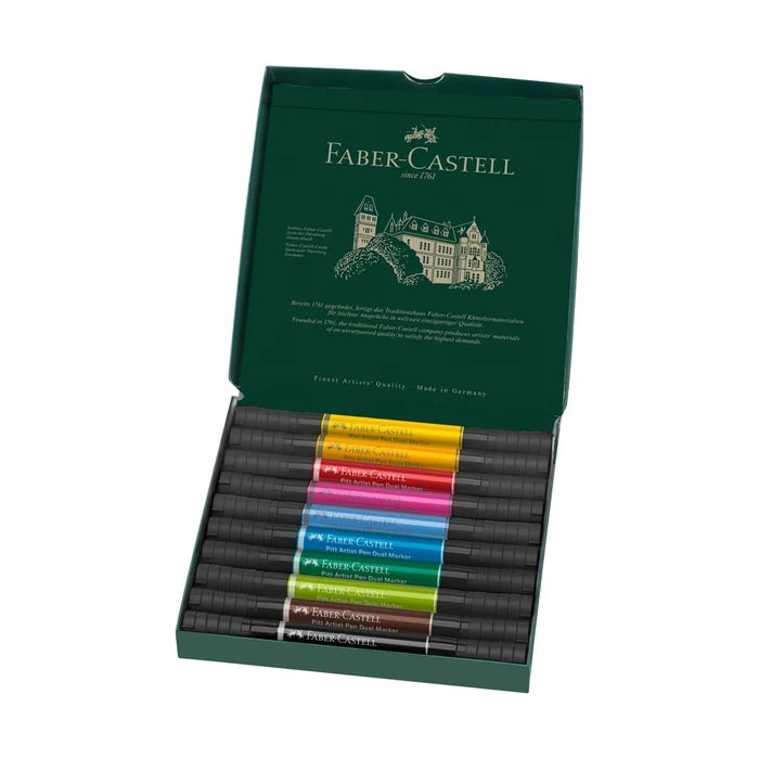 Pitt Artist Pen Dual Markers, Set of 10