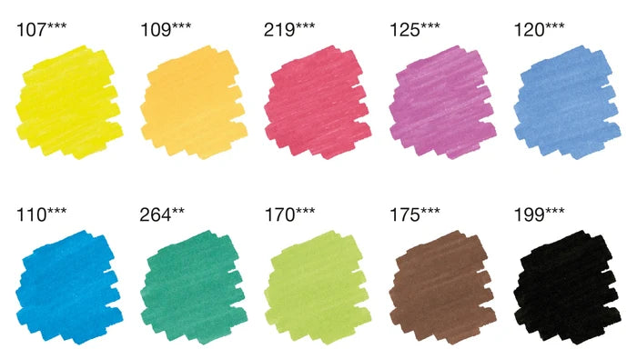 Pitt Artist Pen Dual Markers, Set of 10