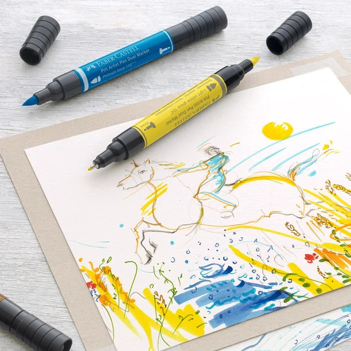 Pitt Artist Pen Dual Markers, Set of 10