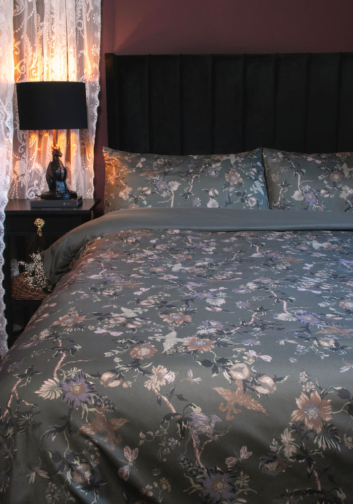 Poison Garden Print Bedding Set - UK Double