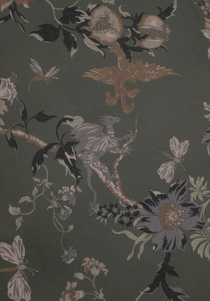 Poison Garden Print Bedding Set - UK Double