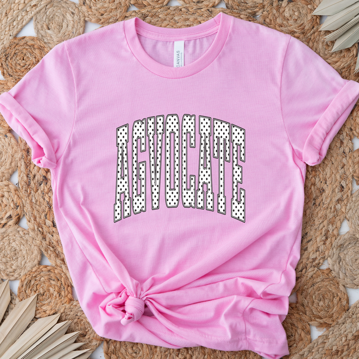 Polka Dot Agvocate- Bella Canvas T-Shirt