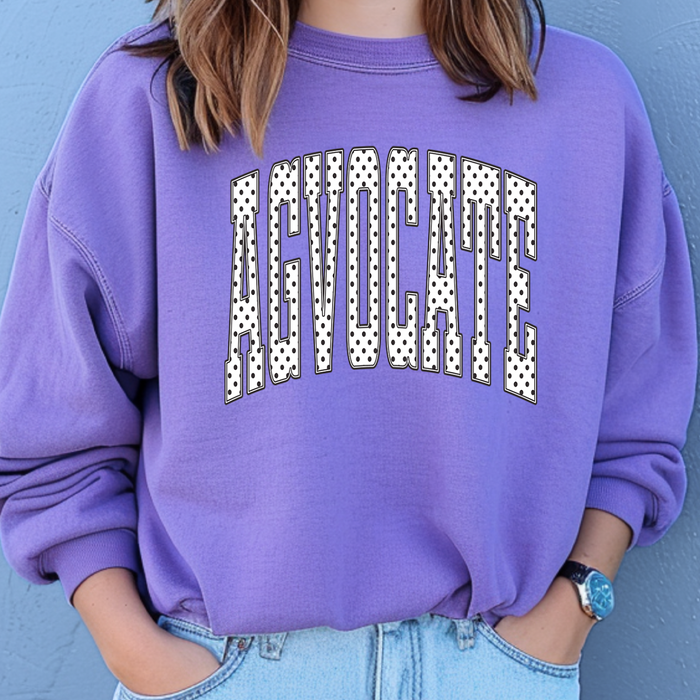 Polka Dot Agvocate– Crewneck