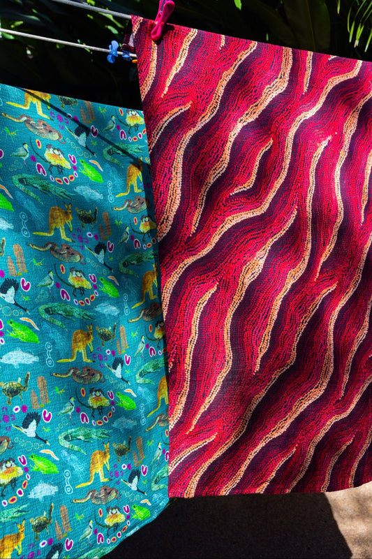 Premium Muslin Baby Wrap – Aboriginal Art