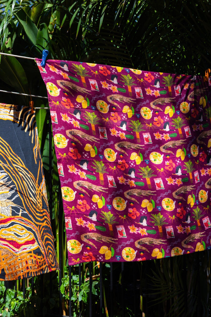Premium Muslin Baby Wrap – Aboriginal Art