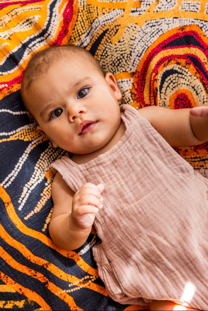 Premium Muslin Baby Wrap – Aboriginal Art