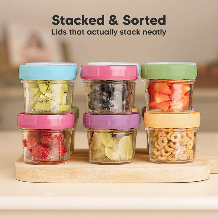 Stacked & Sorted, Lids that actually stack neatly.