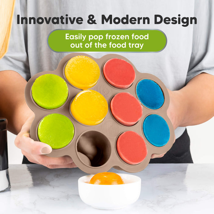 Innovative & Modern Design, Easily pop frozen food out of the food tray