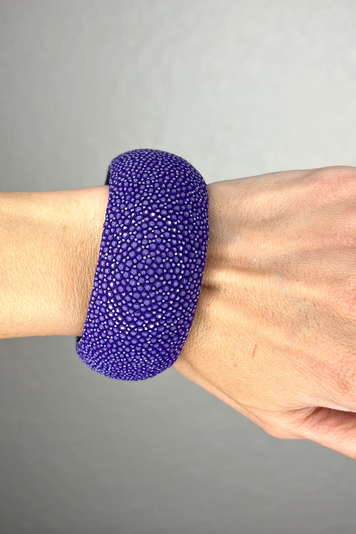 Style the Purple Shagreen Cuff exclusively at Born To Glam