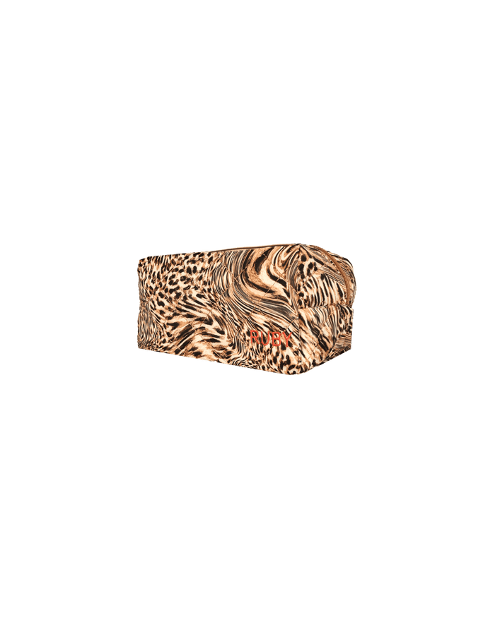 QUILTED COSMETIC BAG ANIMAL
