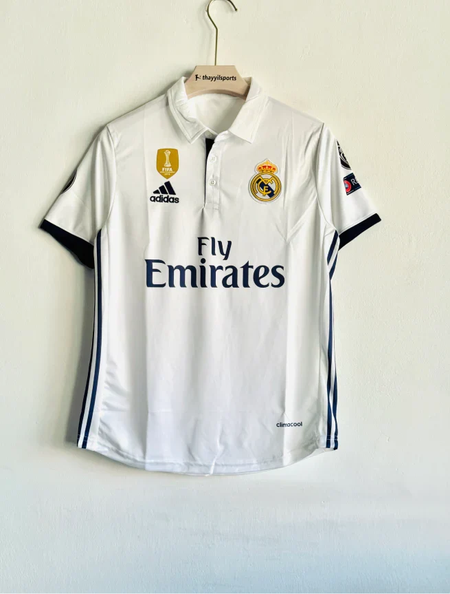 REAL MADRID 2016-17 HOME KIT RONALDO POLO PRINTED PREMIUM