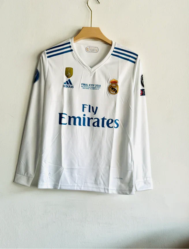 REAL MADRID 2017-18 HOME KIT RONALDO FULLSLEEVE PRINTED