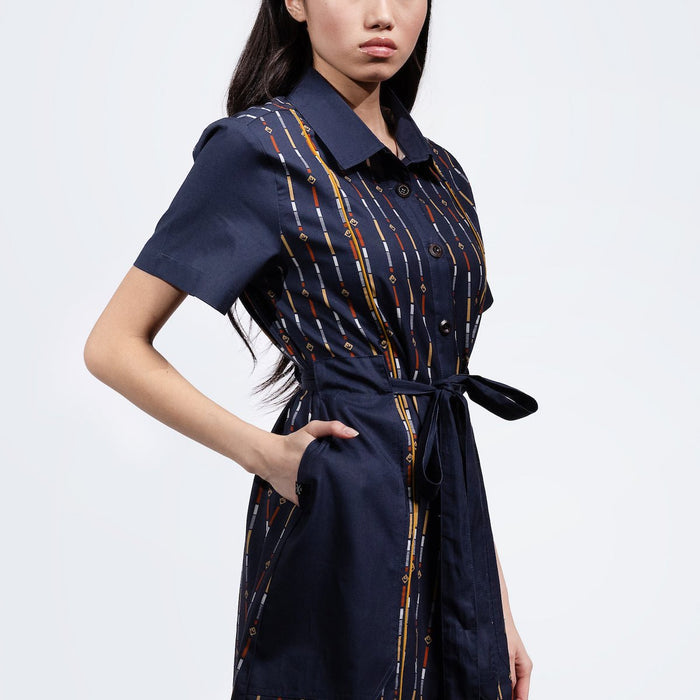 Rebel Striped Shirt Dress - Heroes & Villains-Star Wars-Shirt Dress