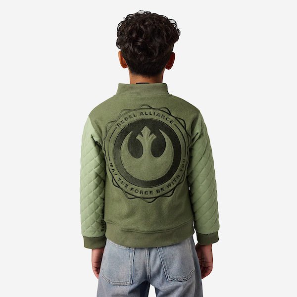 Rebels Of Alderaan Youth Quilted Bomber Jacket - Heroes & Villains-Star Wars-Varsity Jacket