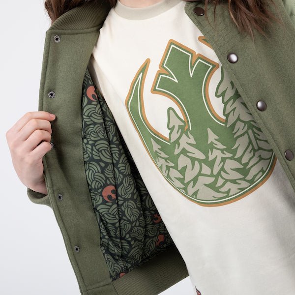 Rebels Of Alderaan Youth Quilted Bomber Jacket - Heroes & Villains-Star Wars-Varsity Jacket