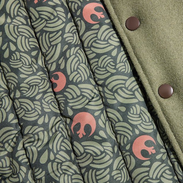 Rebels Of Alderaan Youth Quilted Bomber Jacket - Heroes & Villains-Star Wars-Varsity Jacket
