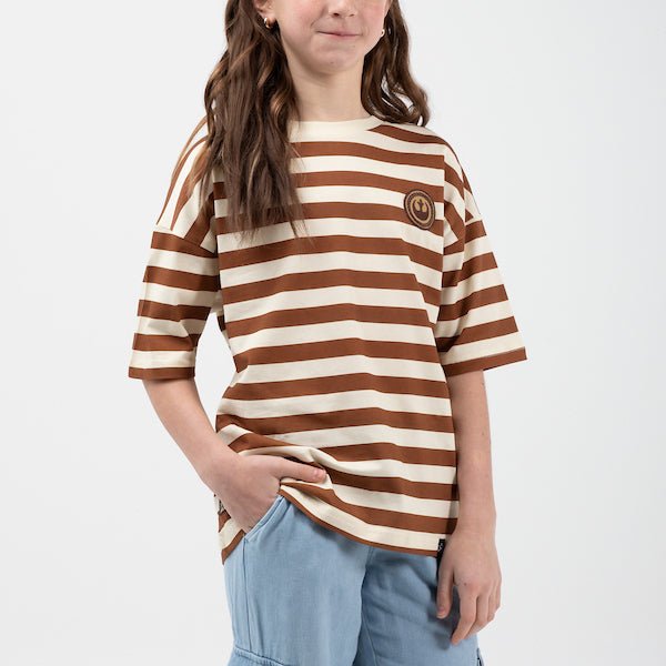 Rebels Of Alderaan Youth Striped Tee - Heroes & Villains-Star Wars-T-Shirt