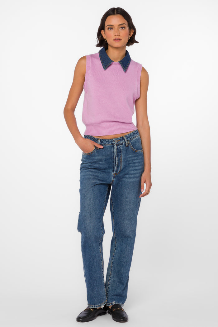 Renier Orchid Glow Vest - Sweaters - Velvet Heart Clothing