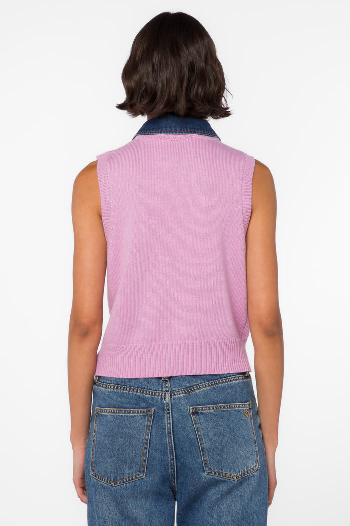 Renier Orchid Glow Vest - Sweaters - Velvet Heart Clothing