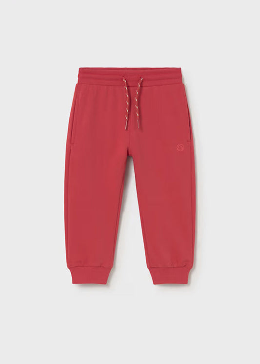 Renley Cuffed Fleece Sweatpants - Tomato