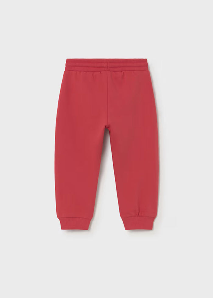 Renley Cuffed Fleece Sweatpants - Tomato