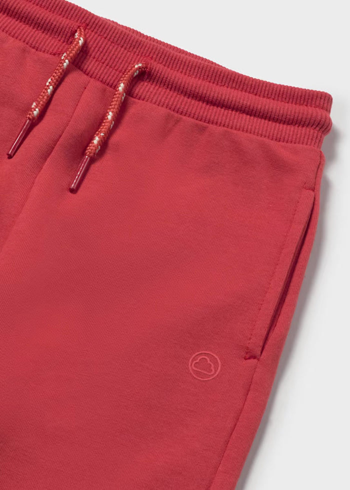 Renley Cuffed Fleece Sweatpants - Tomato