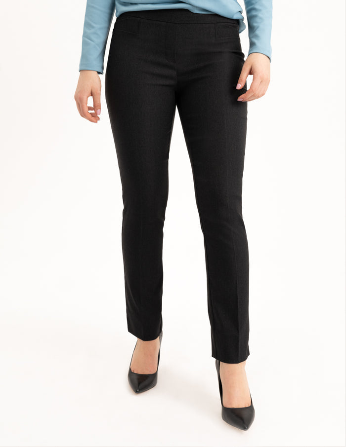 Front view of the Renuar Ankle Pants Carbon