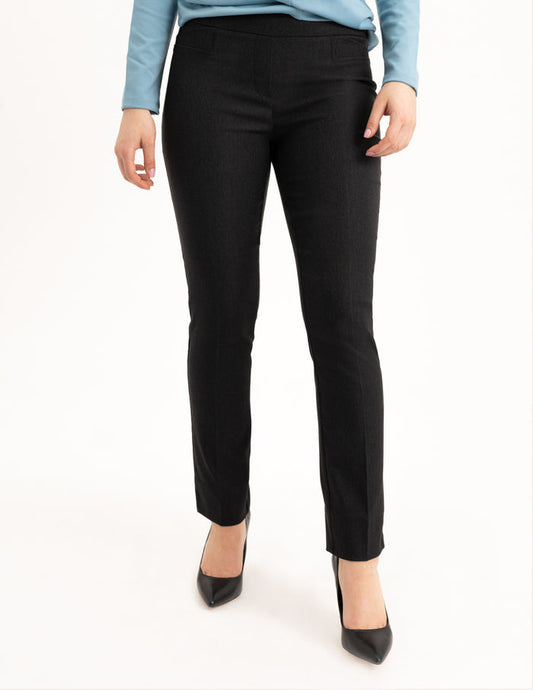 Front view of the Renuar Ankle Pants Carbon