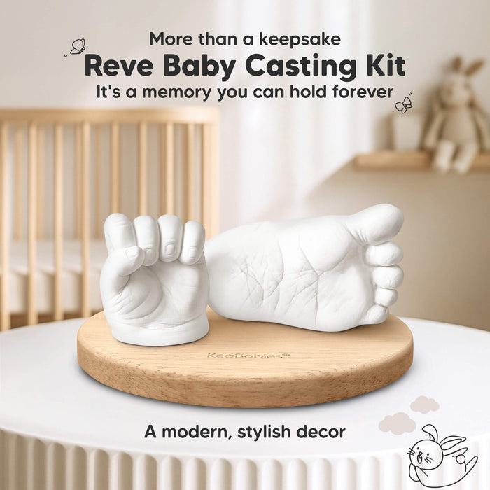 More than a keepsake Reve Baby Casting Kit.. It's a memory you can hold forever. A modern, stylish decor