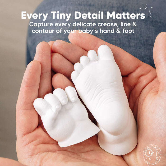 Every Tiny Detail Matters, capture every delicate crease, line & contour of your baby’s hand & foot.