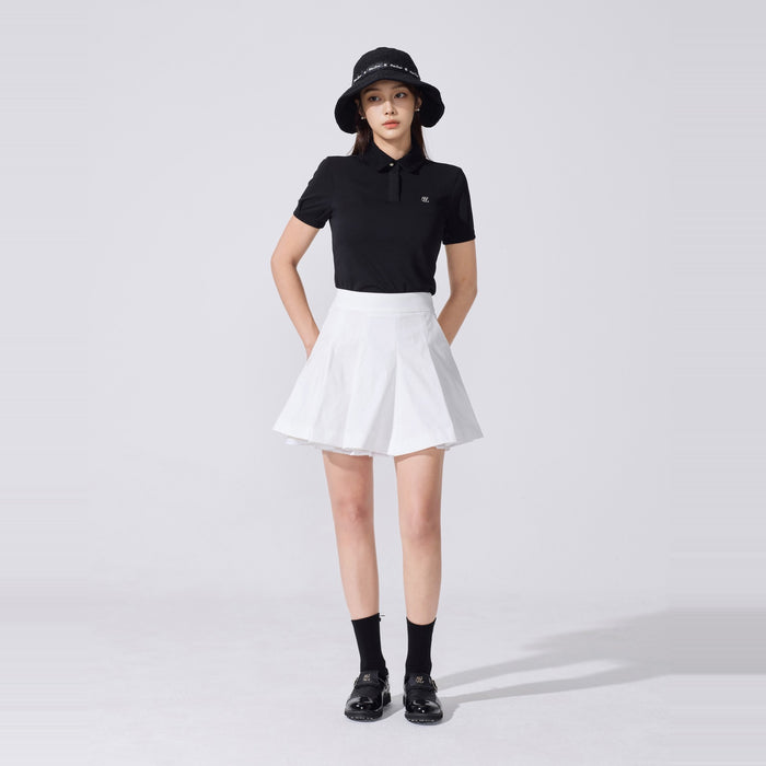 Ribbon Jacquard Summer Ankle Socks (White)