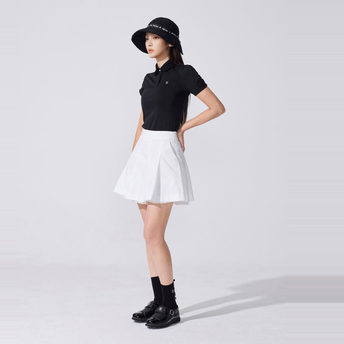 Ribbon Jacquard Summer Ankle Socks (White)