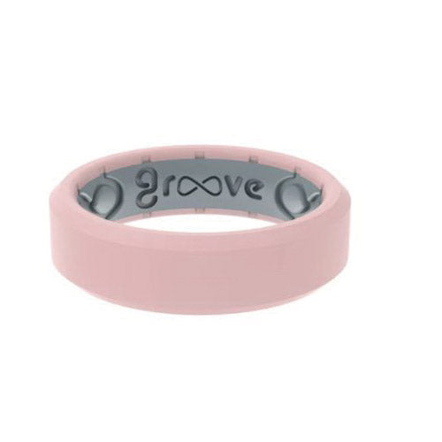 Rose Quartz Groove Ring