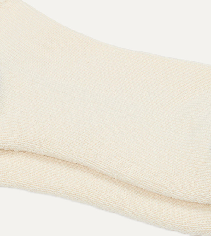 RoToTo Red and Blue Cotton Crew Socks