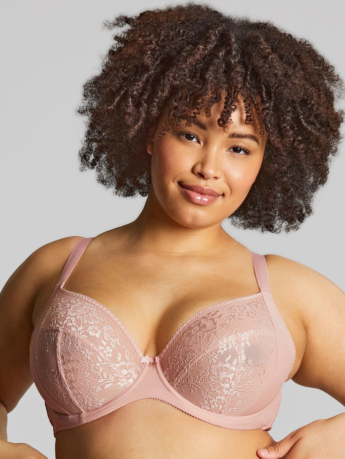 Roxie Plunge Bra - Misty Rose - Intimate Whispers