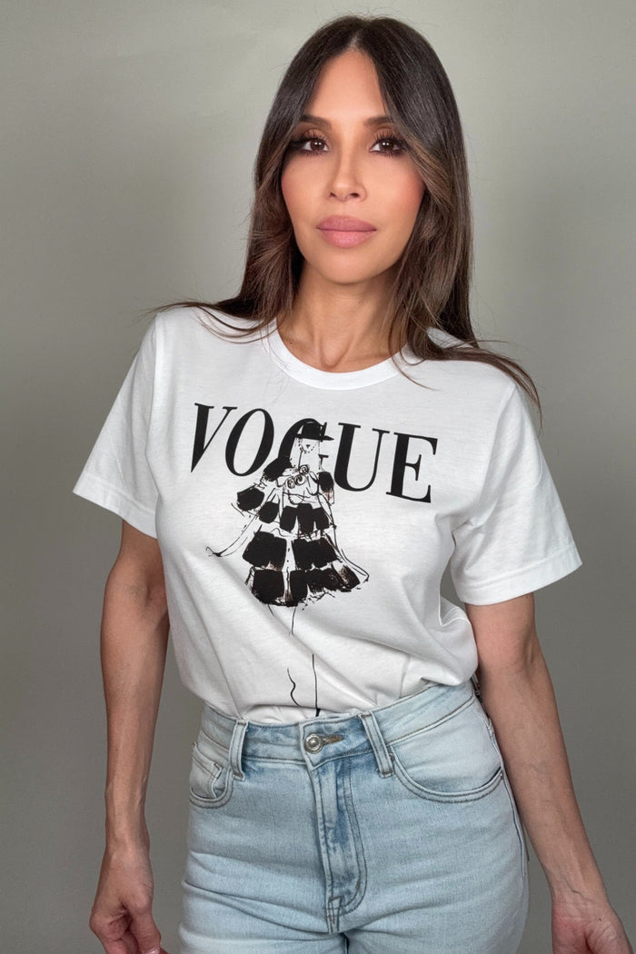 Style the Runway Fashion Graphic Tee exclusively at Born To Glam