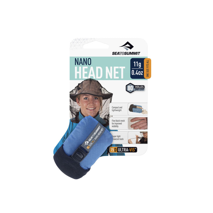 Sea To Summit Nano mosquito head net in its packaging