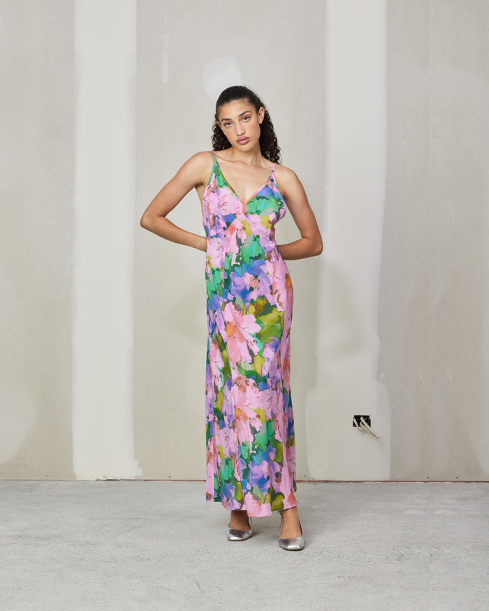 SENSE SILK SLIP DREAM FLORAL