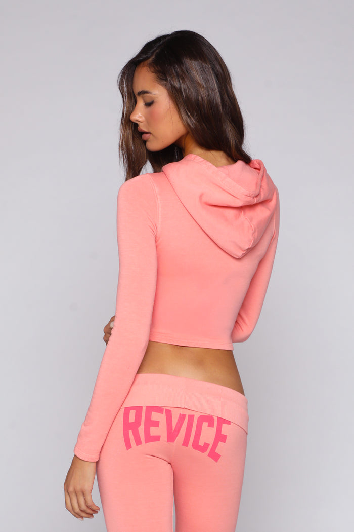 SERENA ZIP UP / CORAL