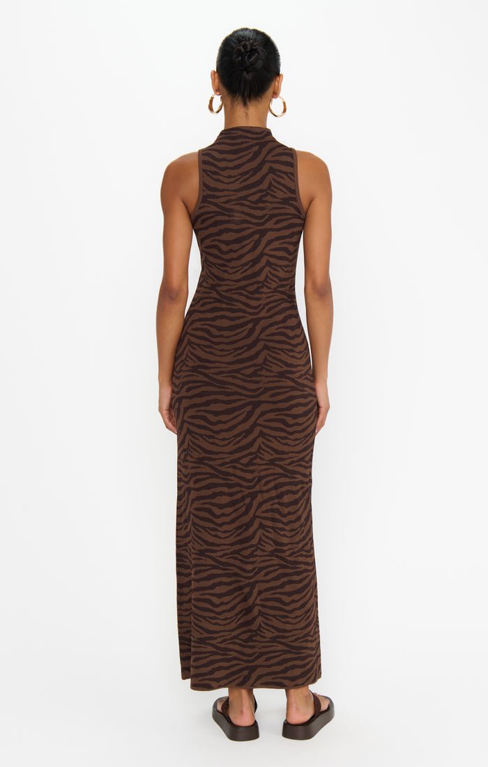 Shauna Maxi Dress ~ Wild Tiger Knit
